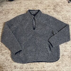 St. John's Bay Women's Blue Teddy Jacket